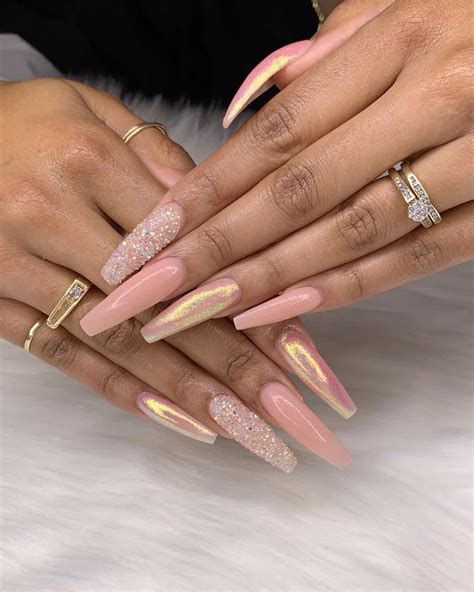 coffin neutral nails|medium coffin nails designs.